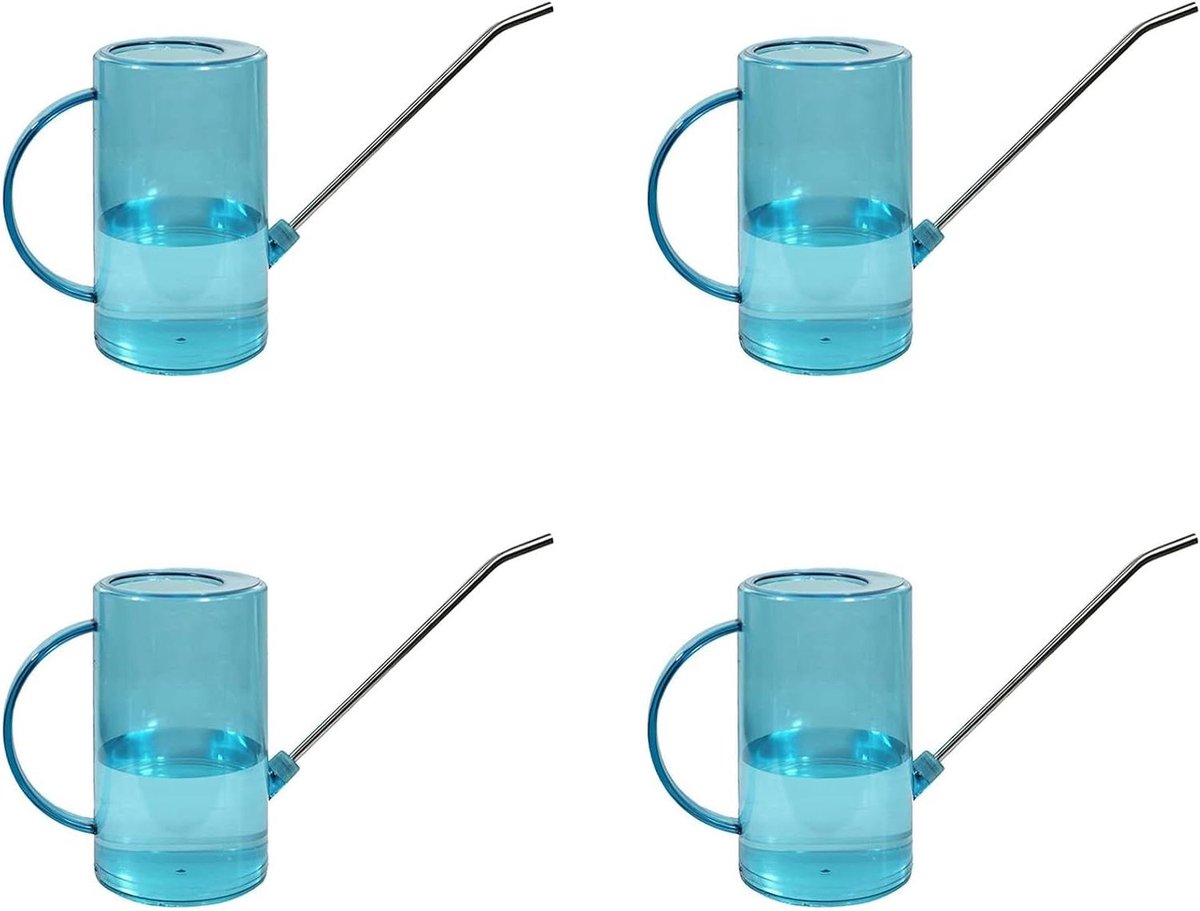 Gieter Set - Waterkannetjes - Planten Water Geven - Lange Smalle Uitloop - 15 Liter - Blauw