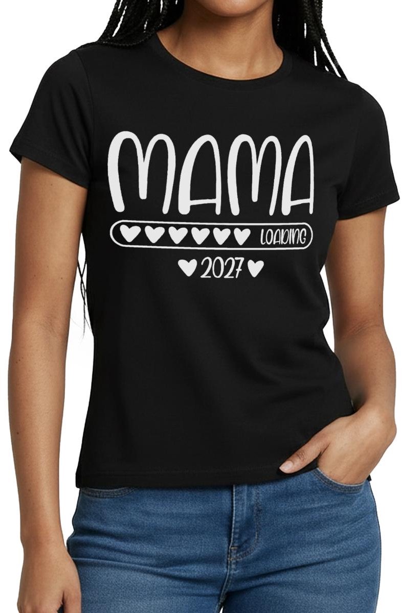 Mama Loading 2027 T-Shirt Dames