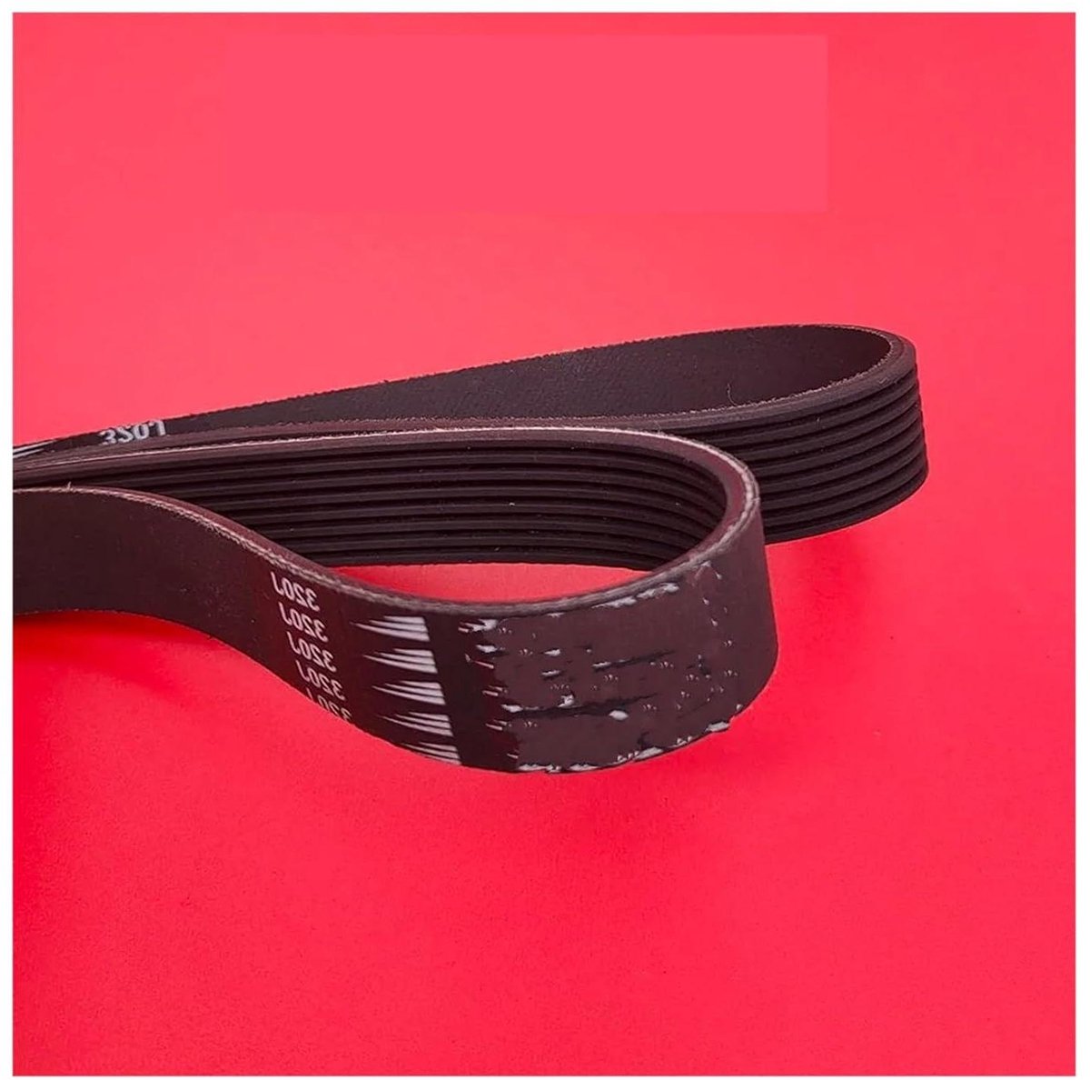 Aandrijfriem - V-snaar Motorfiets - Fitness Apparaten - 8 Ribben Rubber - 320J/PJ813 - Zwart
