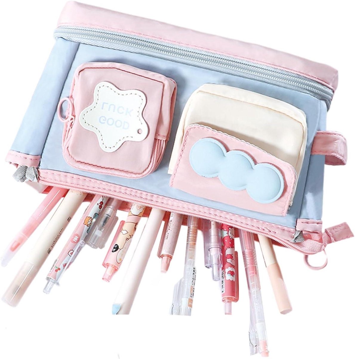 Etui - Pennendoos Organizer - School Dagelijks - Veelzijdig Ontwerp - 22x11.5x8.5cm - Kleurrijk
