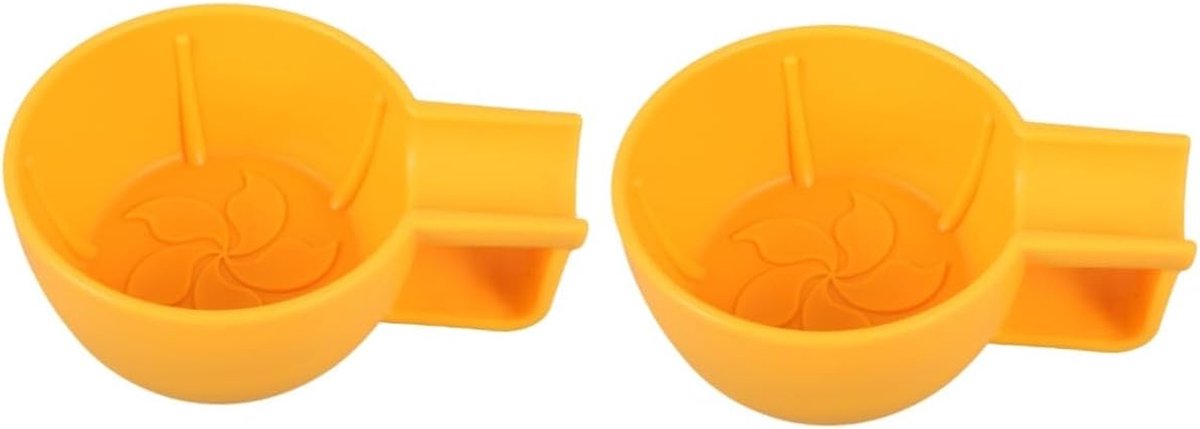 Scheerschuim Kom - Scheerbeker Zeepkom - Scheren Voorbereiden - Stabiele Basis - 16x11.7x6cm - Geel