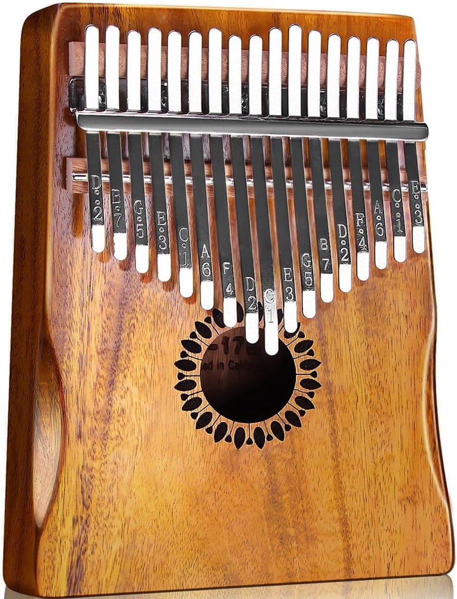 Tongue drum - 17 toetsen - Hout - Duimpiano voor Beginners en Muziekliefhebbers