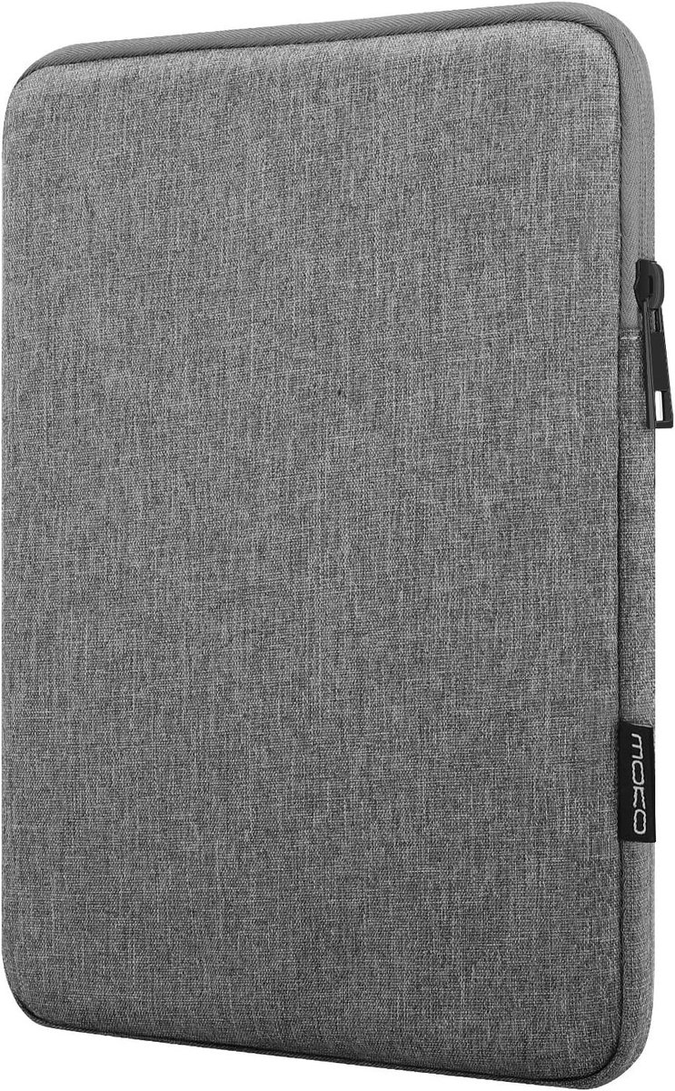 Tablet Opbergtas voor 7-8 Inch Tablets, Polyester Beschermhoes voor iPad Mini en Samsung Galaxy Tab, Lichtgrijs - Draagbare Case voor Veilig Transport van Tablets