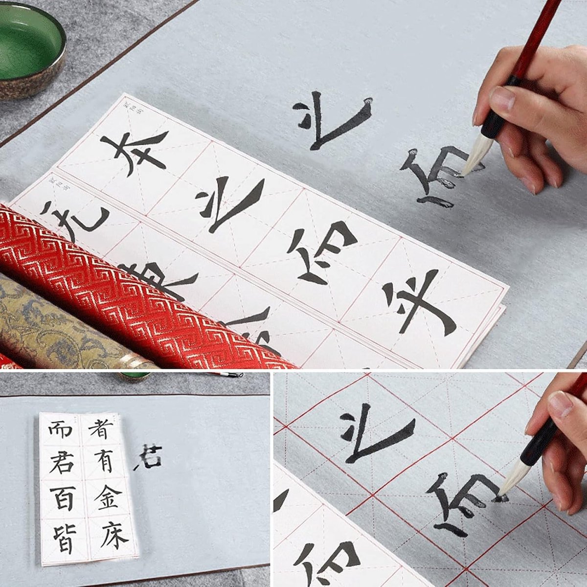 Herbruikbaar Schrijfpapier voor Chinese Calligrafie - Oefenpapier voor Studenten en Creatieve Activiteiten