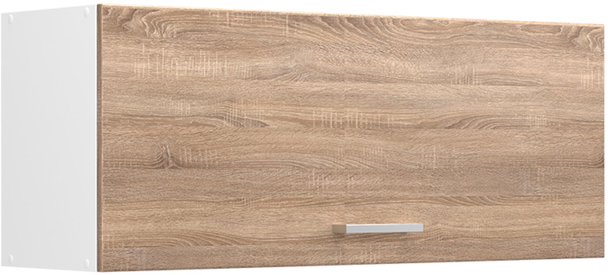 Vicco Hangkast R-Line, Sonoma/Wit, 100 cm Plat