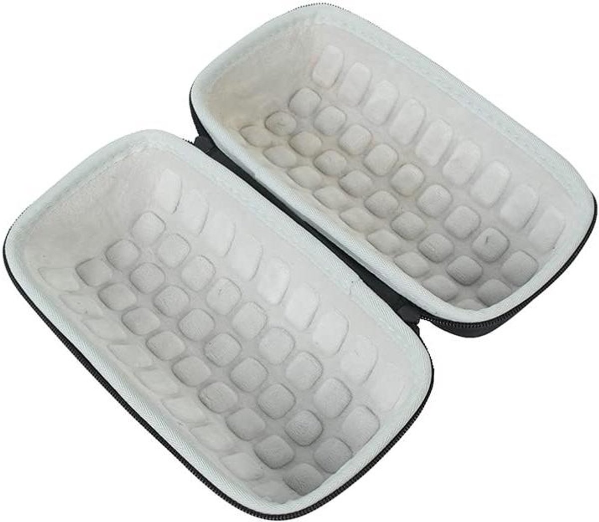 Draagbare Opbergkoffer - Reis Etui - Speaker Bescherming - Schokbestendig Hard Shell - 240 x 135 x 130 mm - Grijs