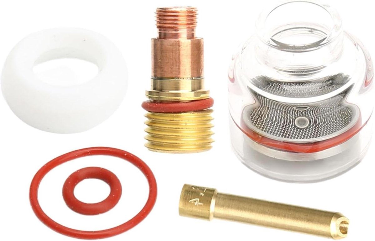 Lasbrander Accessoires - TIG Lasbenodigdheden - Precisie Lassen - Hittebestendig Glas - 1.6 mm - Transparant