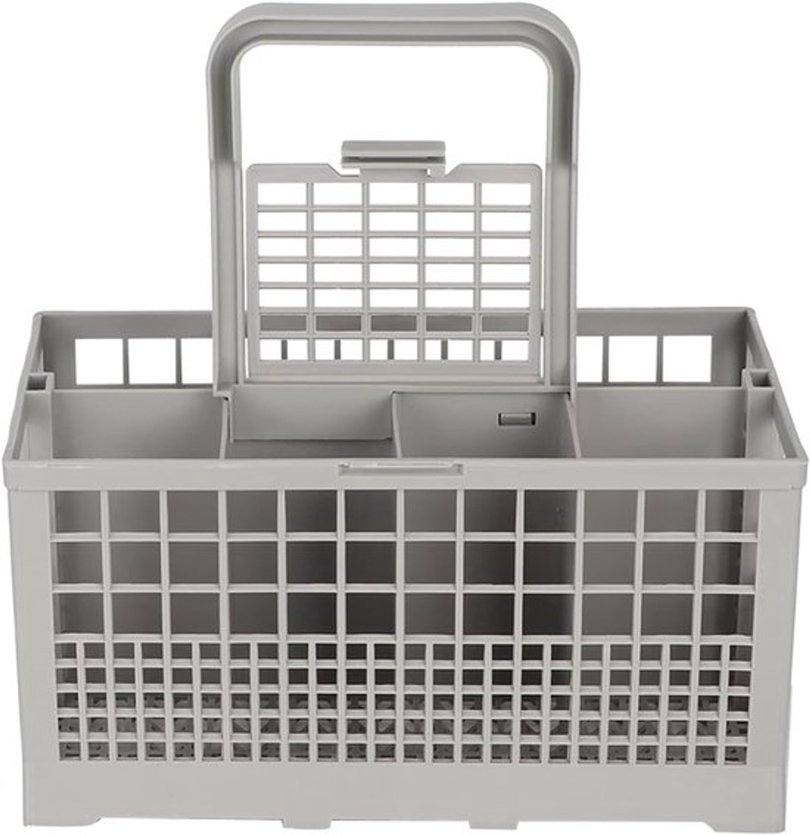 SnelShoppen - Universele Vaatwasser Bakje, Multifunctionele Bestekhouder met Handvat, Duurzaam ABS, 240x135x123 mm, Keuken Accessoire voor Vaatwasser