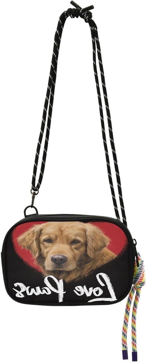 Crossbody Tas - Schoudertas Portemonnee - Dagelijks Gebruik - Waterdichte Nylon Stof - 19.5 x 13.5 x 4 cm