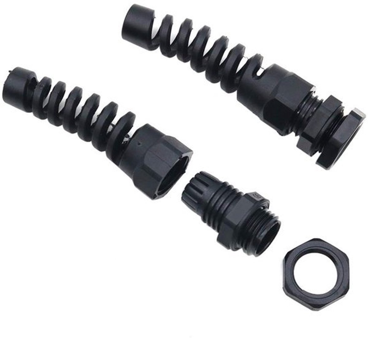 Set van 20 Waterdichte M12 Kabelconnectoren met Trekontlasting