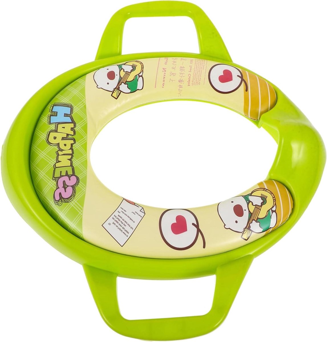Kinder Toiletbril - Potje Peuter - Zindelijkheidstraining - Ergonomisch Ontwerp - 395 x 34 x 4 cm - Groen