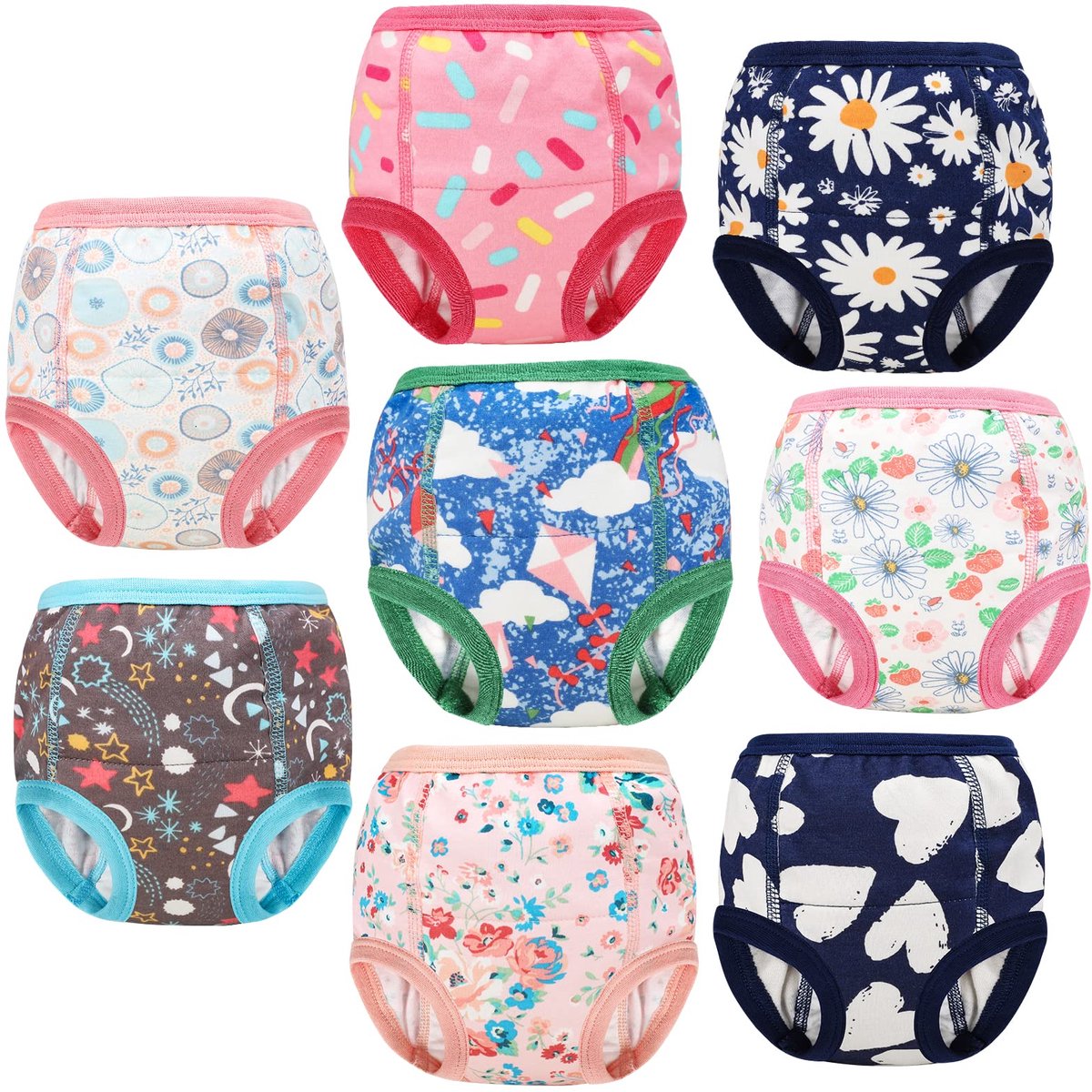 Pottailuhousut 2-pack - Potty training ondergoed - Ademend materiaal - Ondersteunt zindelijkheidstraining - ShopVlot