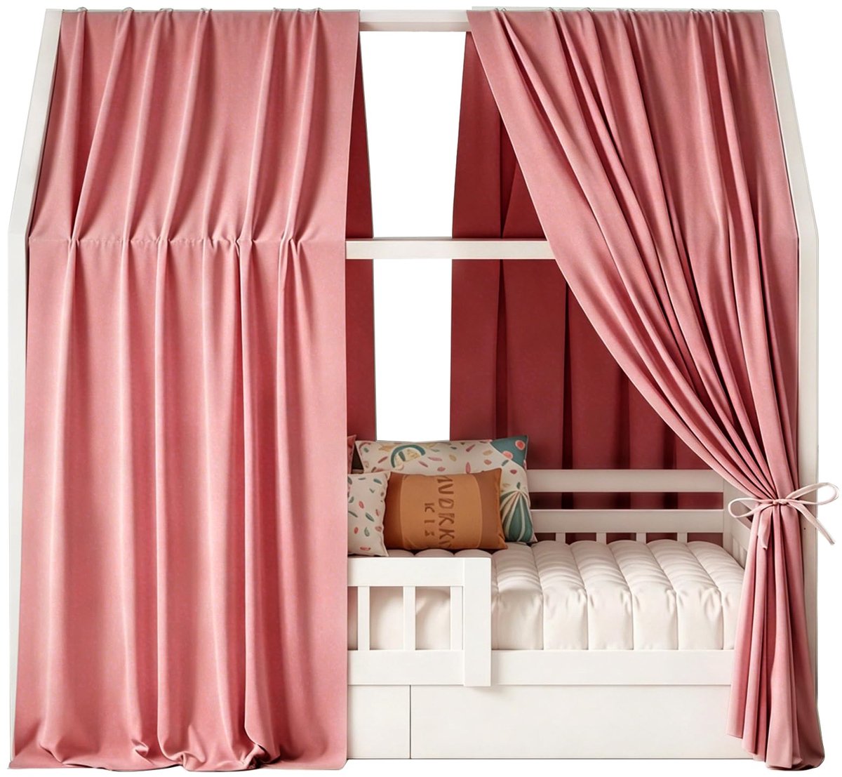 Huisbed Hemel 2 stuks - Musselin - Zacht en ademend - Droomhemel voor kinderbed - ShopVlot