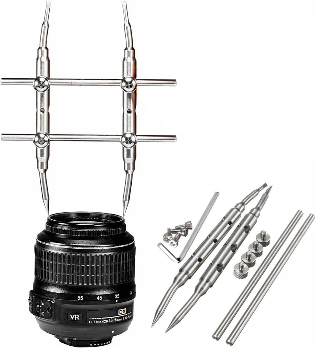 Professionele Lens Reparatietool voor Camera's - Lens Spanner en Sleutel voor Nauwkeurige Onderhoud en Reparatie