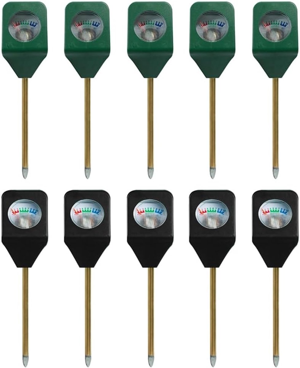 10 Stuks Mini Hygrometer Tester voor Indoor Planten - Draagbare Vochtigheidsmeter en Bodem Analyzer voor Nauwkeurige Vochtmeting