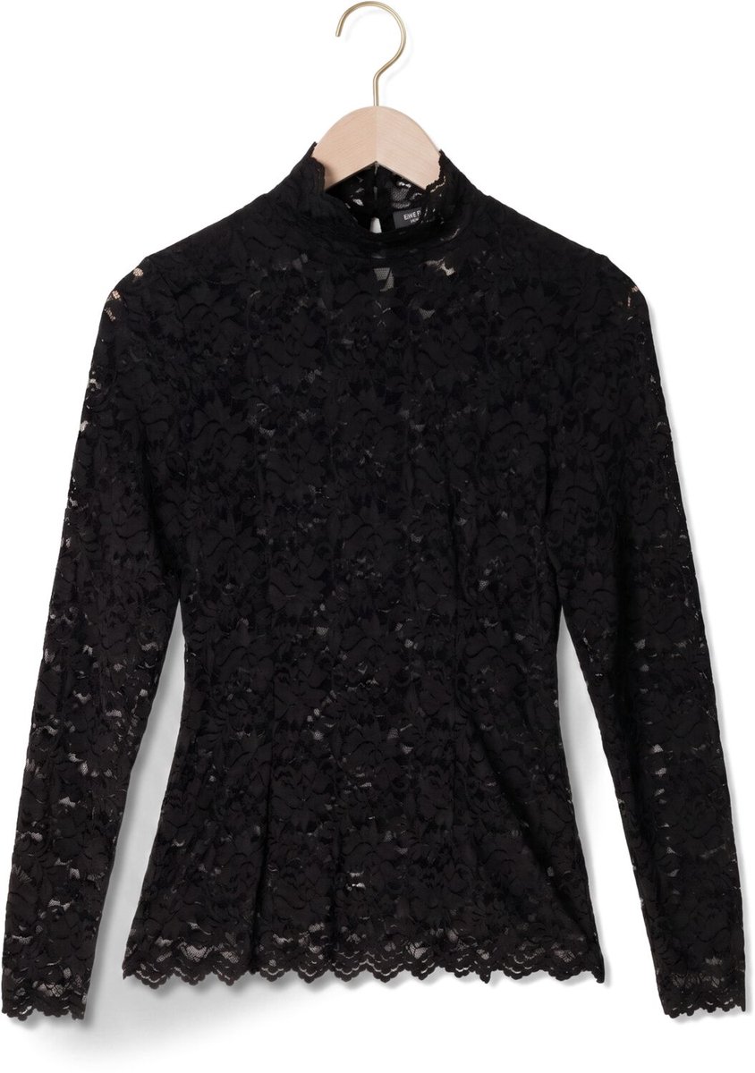 Notre-V Nv-ingelien Tops & T-shirts Dames - Shirt - Zwart - Maat S