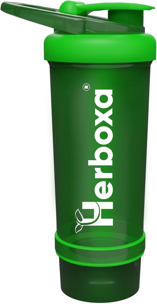 Shakerfles - Transparant - 600 ml - BPA-vrij en Lekvrij - Voor Fitnessliefhebbers