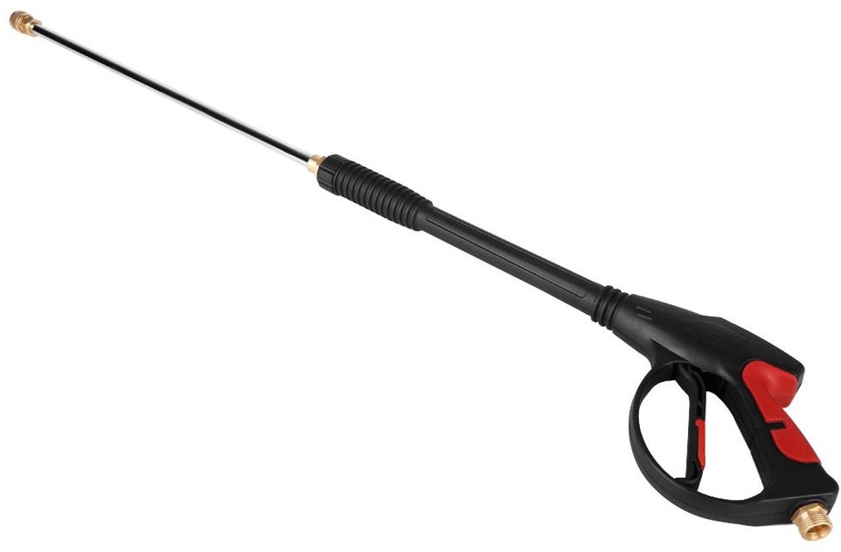 Hogedrukspuit met 5 spuitmonden, 1/2" BSP aansluiting en 4000 PSI voor efficiënt reinigen van oppervlakken