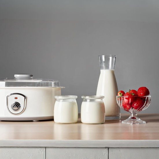 Lìon® Yoghurtmaker - Yoghurtmachine - Ijsmachine - Wit - 28cm x 25cm x 16cm van Lion — afbeelding 2