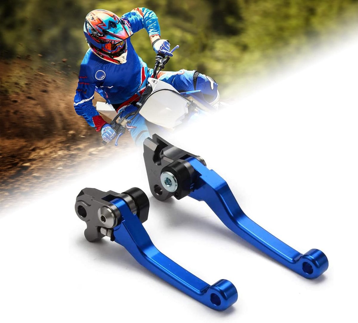 Fast Pro Motorcycle Brake Lever Lever Clutch Set Left Right For Yamaha YZ125/250 YZ250F YZ426F/450F Kawasaki KX125 - ShopVlot