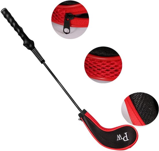 10-piece golf cap with cover for golf iron, long neck, number printing and 1 piece golf club brush - ShopVlot — afbeelding 2