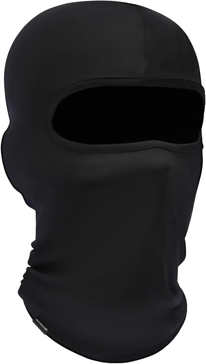 Gezichtsmasker - Ski muts - Buitenactiviteiten - Ademend en winddicht - One size - Zwart