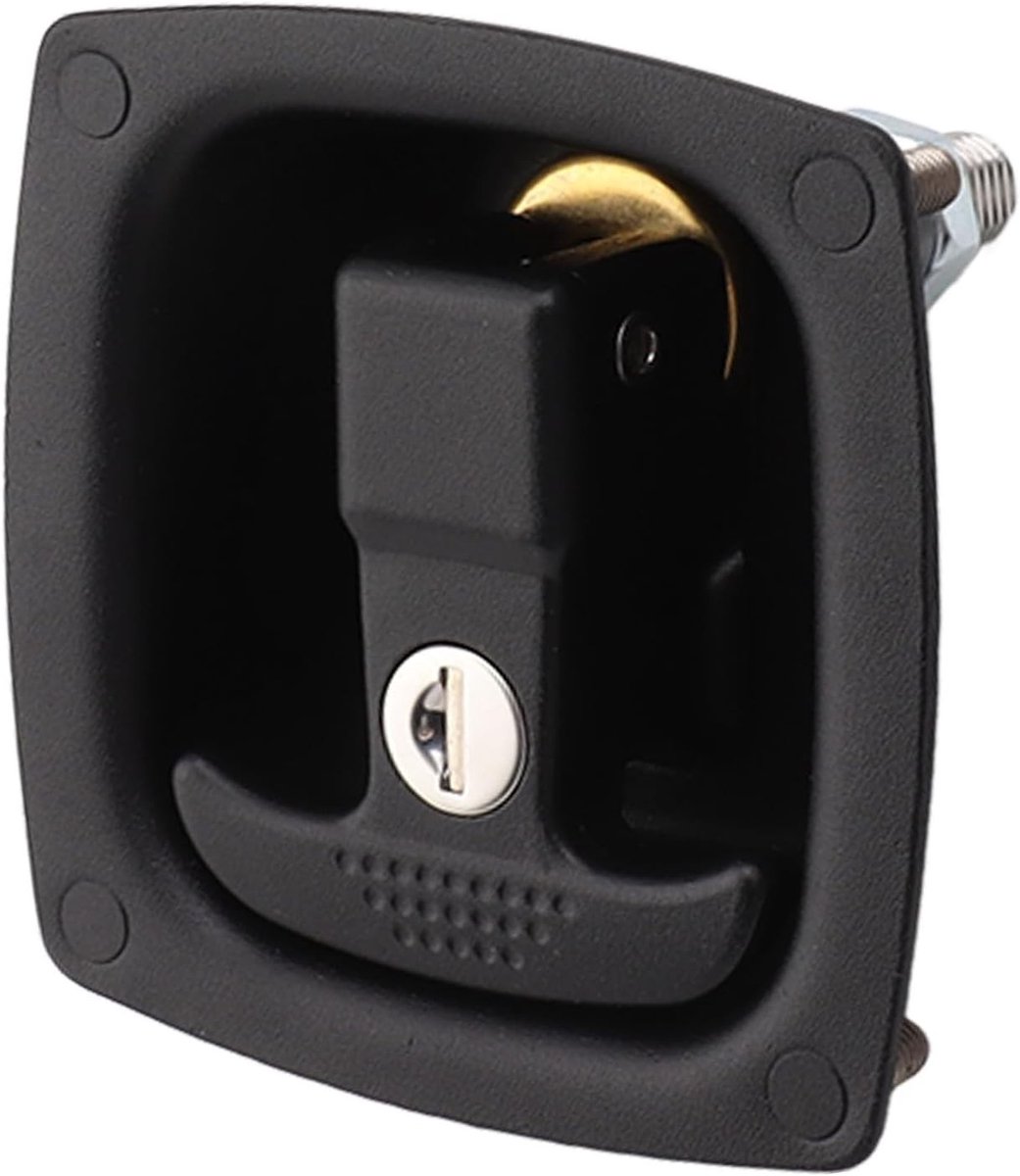 Deurvergrendeling met T-handvat voor RV en boot, 4x6mm gat, zinklegering, opvouwbare toolbox, veilige entree sluiting