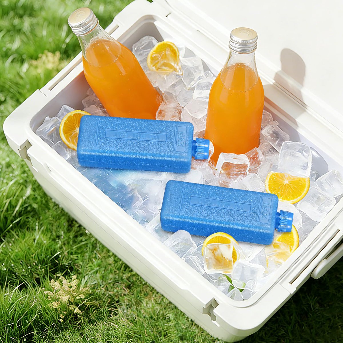 Herbruikbare ice packs 10 stks - compacte vriezer packs - duurzaam en draagbaar - ideaal voor thuis en camping - ShopVlot