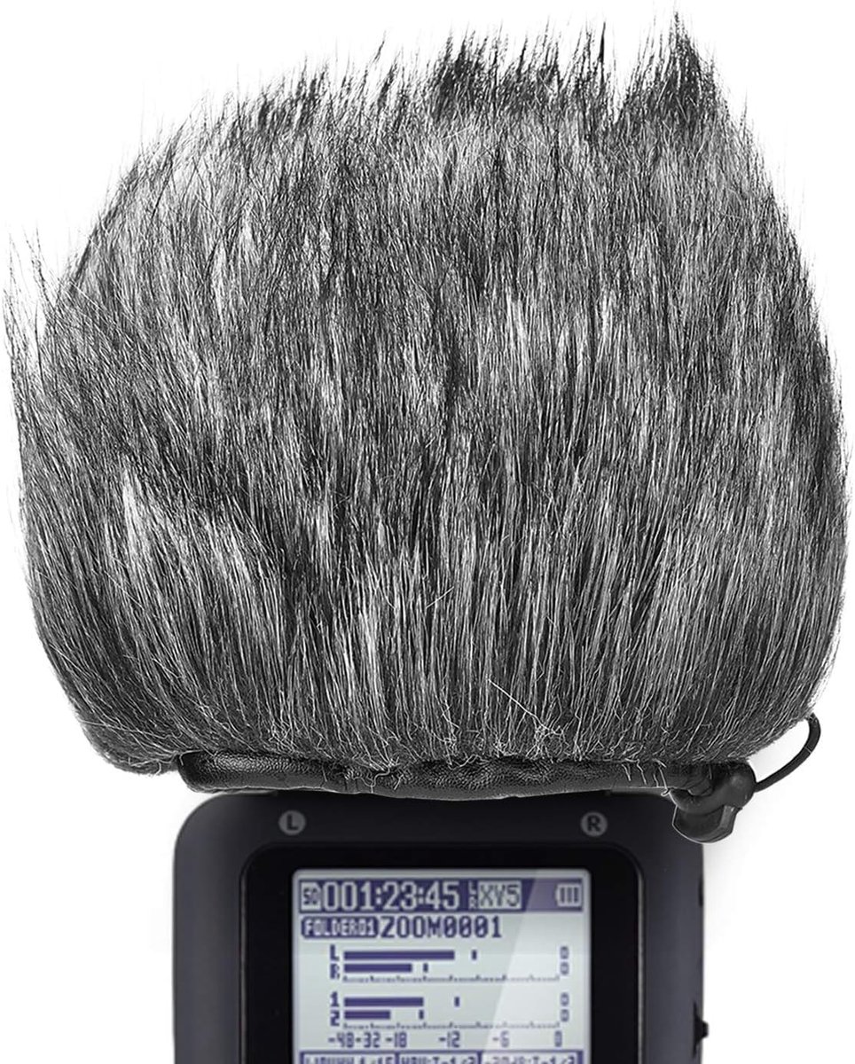Windscherm microfoon H5, H6 - wind muff - voor Zoom H5 H6 recorder - vermindert windruis - ShopVlot