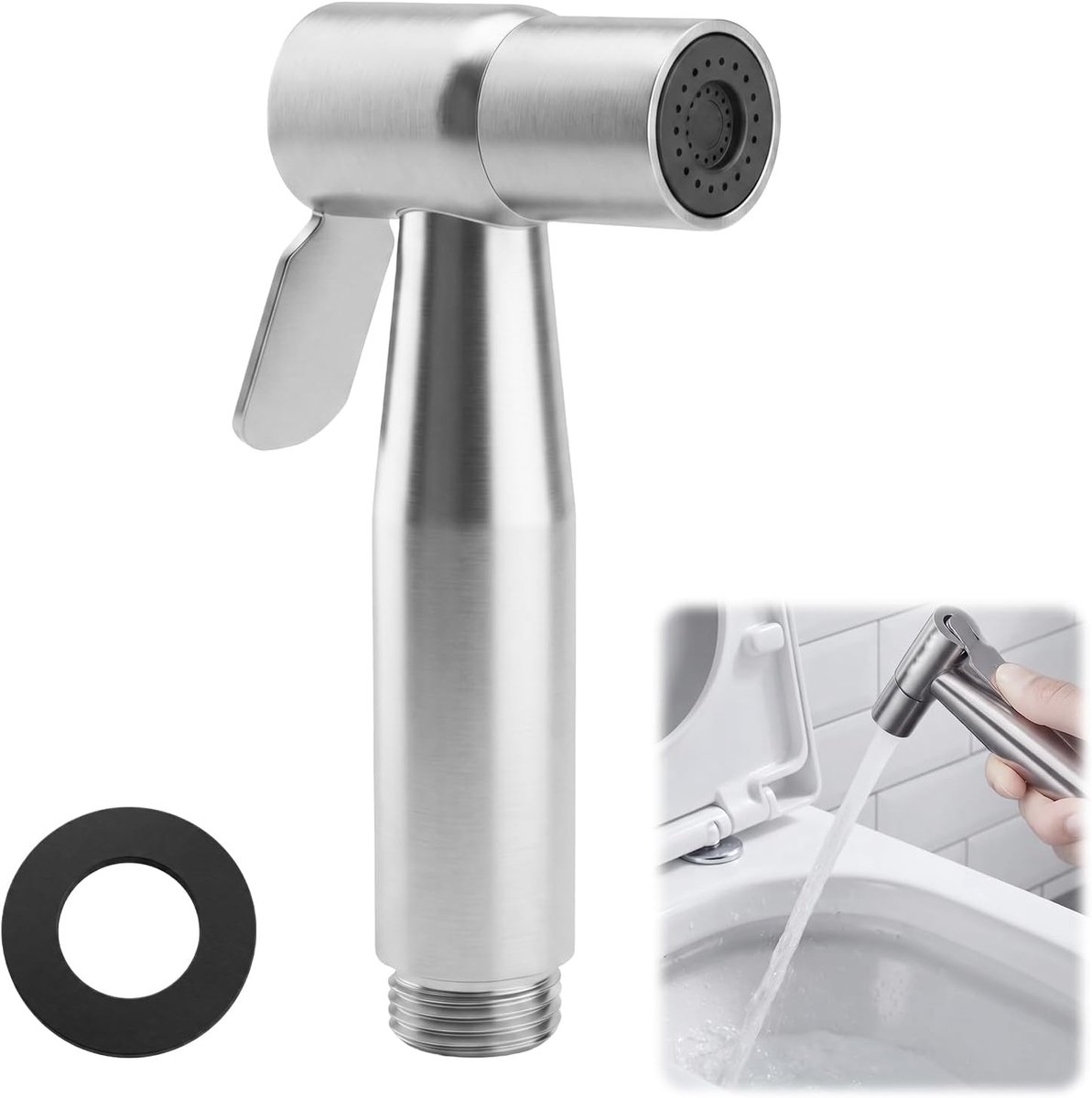 Draagbare bidetsproeier - toilet en thuisgebruik - zachte waterstraal - optimale hygiëne - ShopVlot