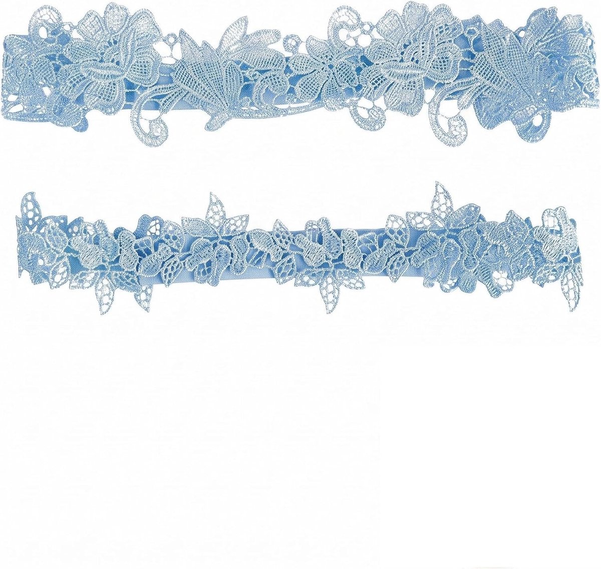 Elegante kousenband voor bruiloft, 2 stuks, verstelbaar, comfortabel en veilig, ideaal als cadeau voor de trouwjurk en bruidsfeest
