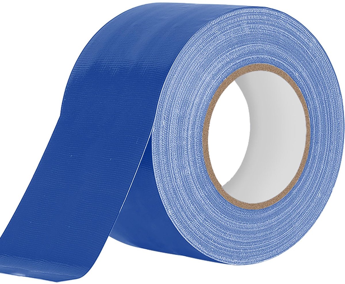 Humyu pantsertape watervast blauw, weefseltape 48mm x 20m pantserband extra sterk watervast universeel weefseltape - ShopVlot