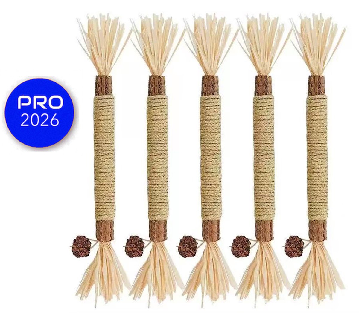 Silvervine Dental Sticks Kat - Silvervine Kauwsticks - Kauwstokjes Kat - Matabi Stokjes Kat - Silvervine Sticks - Kauwsticks Kat - SET VAN 5