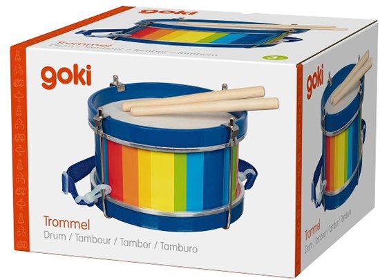 Goki Houten Trommel van goki — afbeelding 5