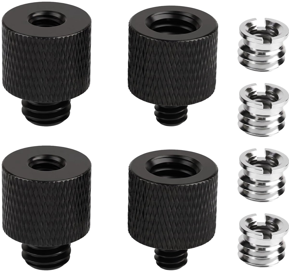 Camera Schroef Adapters & Schroef Cap Set - 4 Stuks - Geschikt voor Diverse Camera's - Eenvoudige Montage - ShopVlot