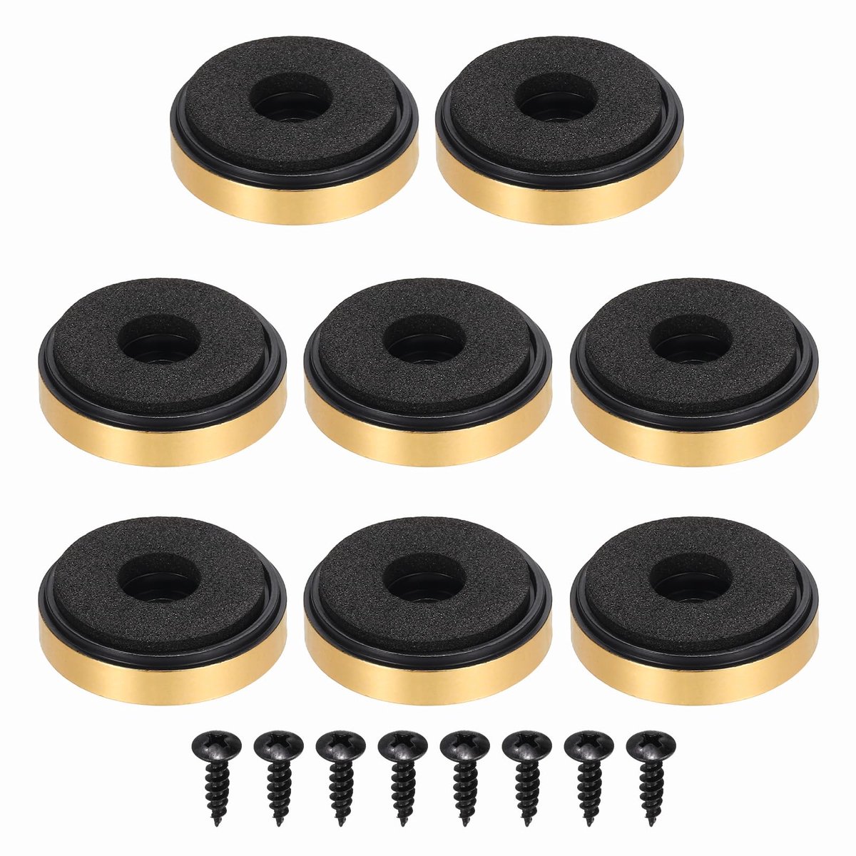 Luidsprekerisolatievoeten 30mmx7mm - kunststof schuim - schokdempingsbasis - optimale geluidskwaliteit - ShopVlot