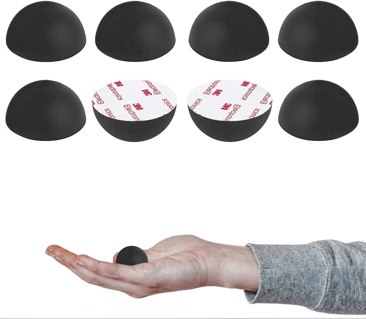 Stootrand 3,2 cm - siliconen - antislip luidsprekermat - voorkomt krassen en dempt geluid - ShopVlot