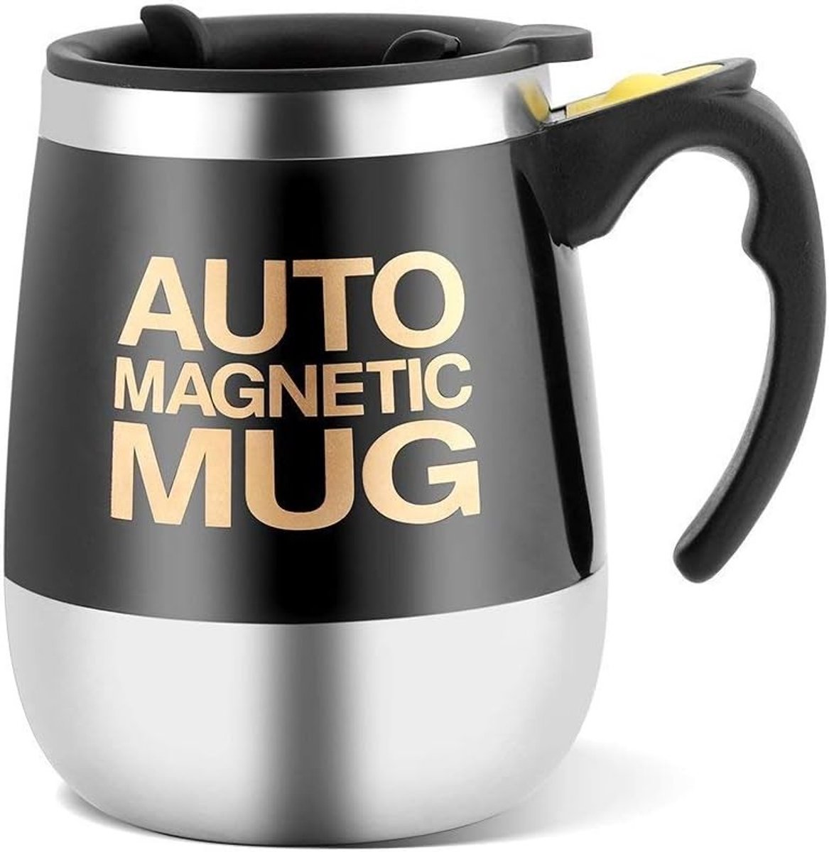 Magnetische Mengbeker van RVS voor Koffie, Thee en Warme Chocolade met Zelfmixfunctie