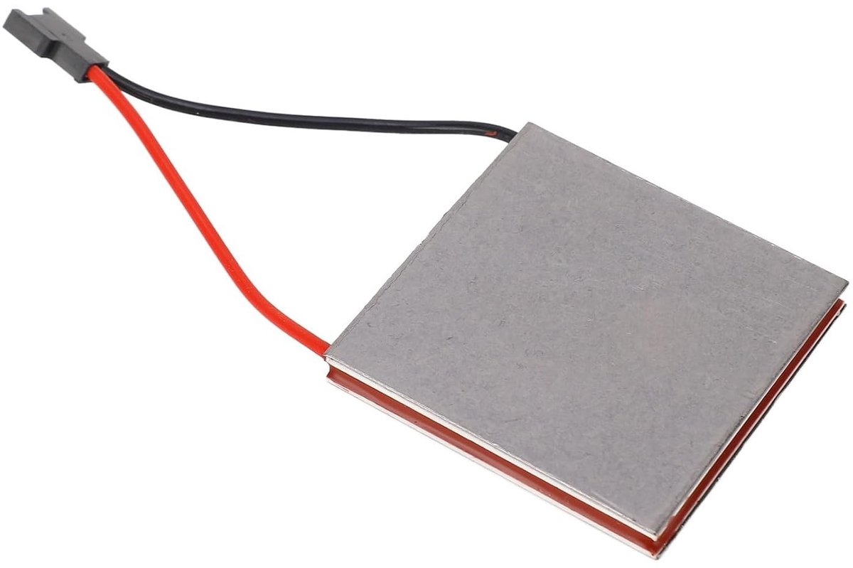 Kachelventilator met generatorbladen en grafietplaat voor optimale warmtegeleiding en betrouwbare aansluitingen