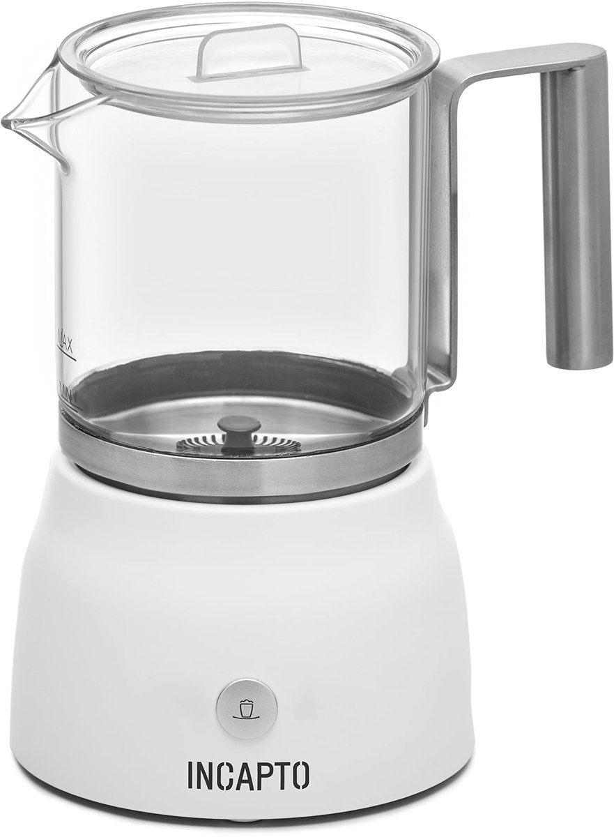 Automatische melkopschuimer 100-150 ml - wit - cappuccinator - perfect voor warme dranken - ShopVlot