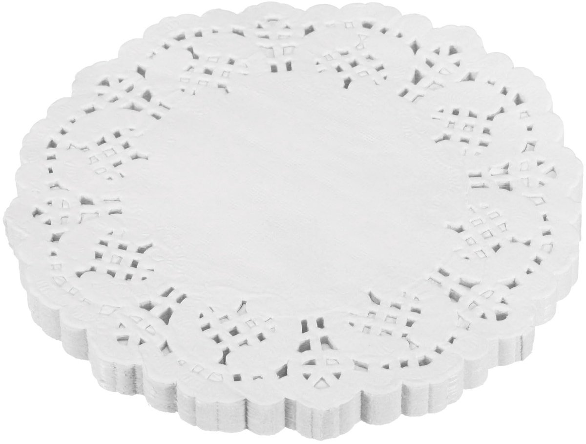 Papieren kleedjes 16,5 cm - ronde deksels - decoratief - perfect voor bruiloften - ShopVlot