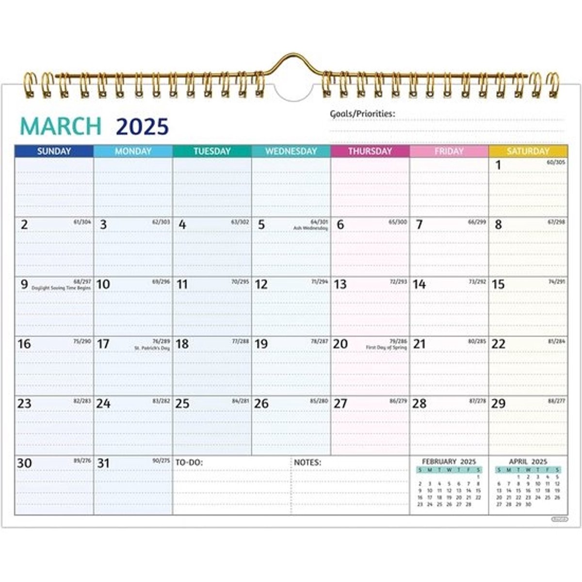 Wandkalender 2024-2026 Maandplanner Juli 2024 tot Juni 2026 met Lijnen en Notities