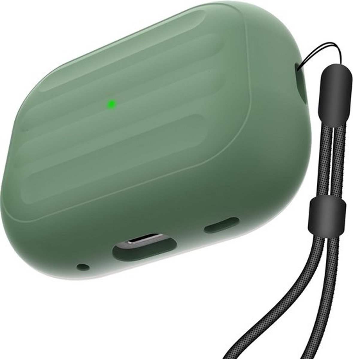 Beschermhoes voor AirPods Pro 2e Generatie met Draagkoord - Draadloos Opladen Mogelijk