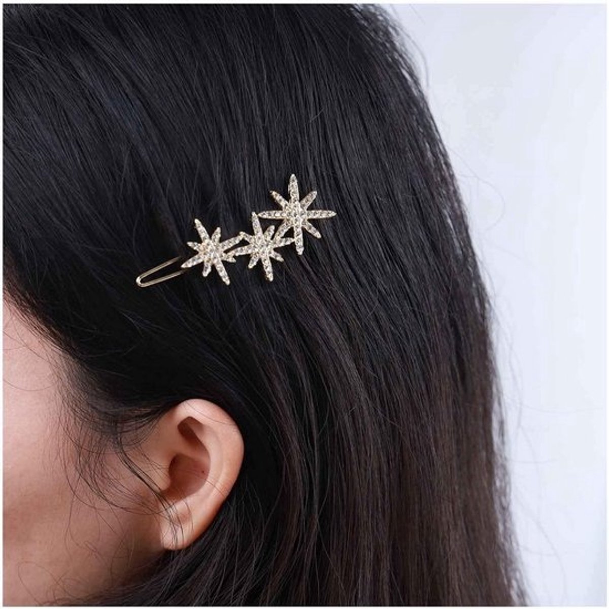 Vintage Kristallen Ster Haarspeld voor Bruiloft - Glinsterend Accessoire
