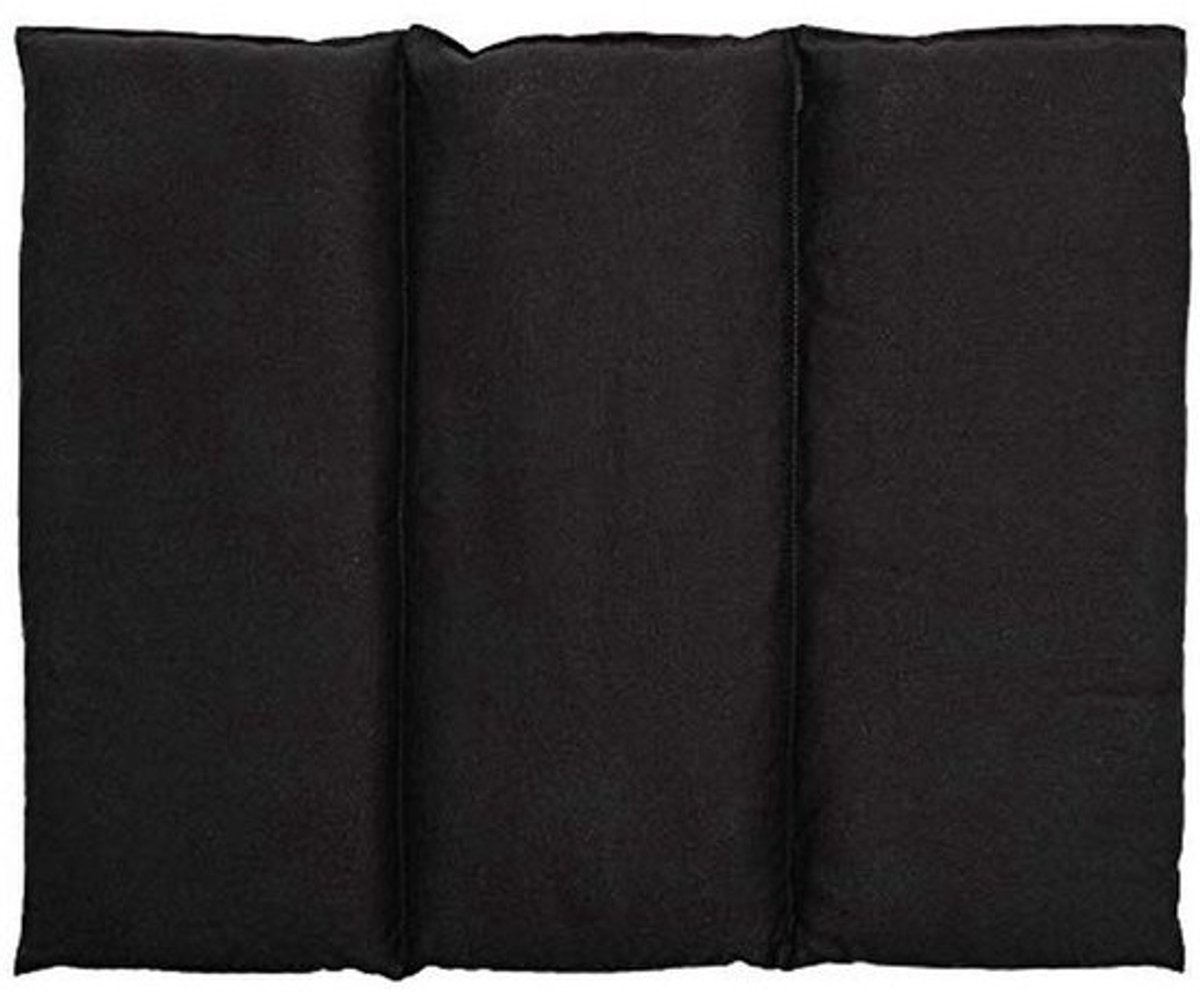 Groot Korrelkussen 40x30 | 3-kamer | Warm/Koud | Zwart | Wellness Kussen