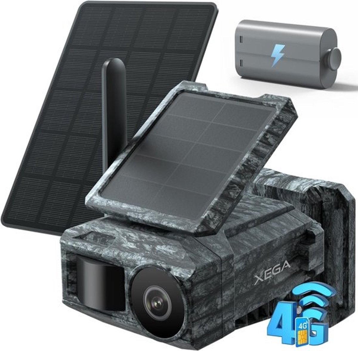 Wildcamera met Nachtzicht - 4K Ultra HD - Oplaadbaar - Waterdicht - Dierenkijker