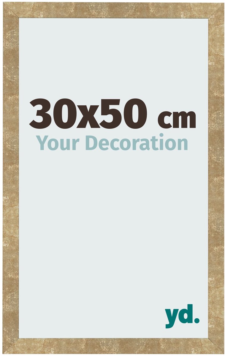 Your Decoration - Fotolijst 30x50 cm - MDF - Goud Antiek - Bologna