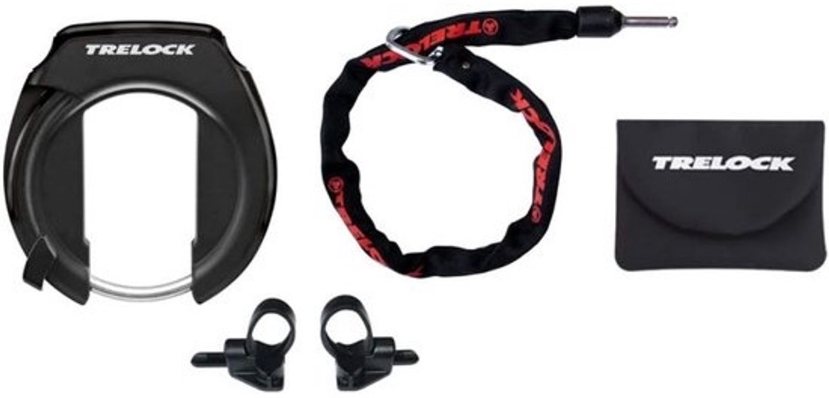 Stevig Fietsslot Set met Instekketting en Tas - Veiligheid Niveau 9 - 100 cm