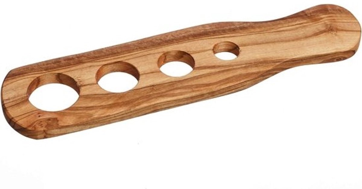 Olijfhouten Spaghettimaat en Portie-ei voor Perfecte Pasta