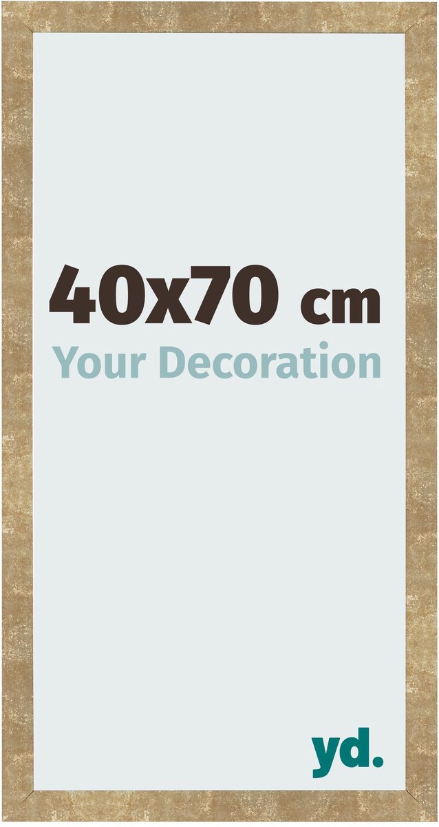 Your Decoration - Fotolijst 40x70 cm - MDF - Goud Antiek - Bologna
